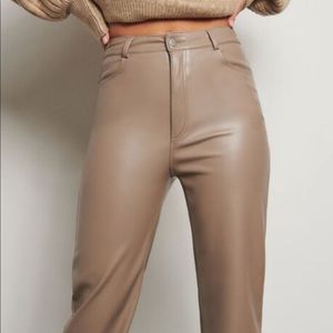 Gisele Faux Leather Pants